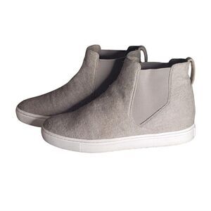 Vince Newlyn Wool Platform Chelsea Boots